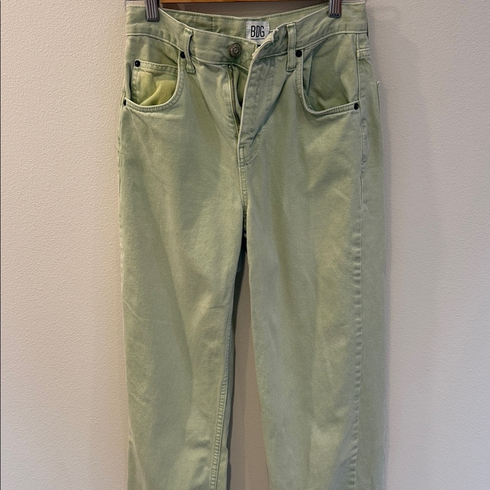 BDG Muted Mint Green Denim Pants